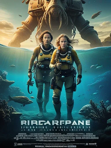 The Sunken City of Zephyria poster variant shhrzs